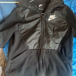 Nike Black and Gray Full-Zip Jacket